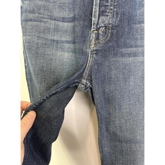 Mother Jeans Womens 24 Tomcat Ankle Straight Leg Roasting Nuts Sun Graphic - Picture 3 of 11